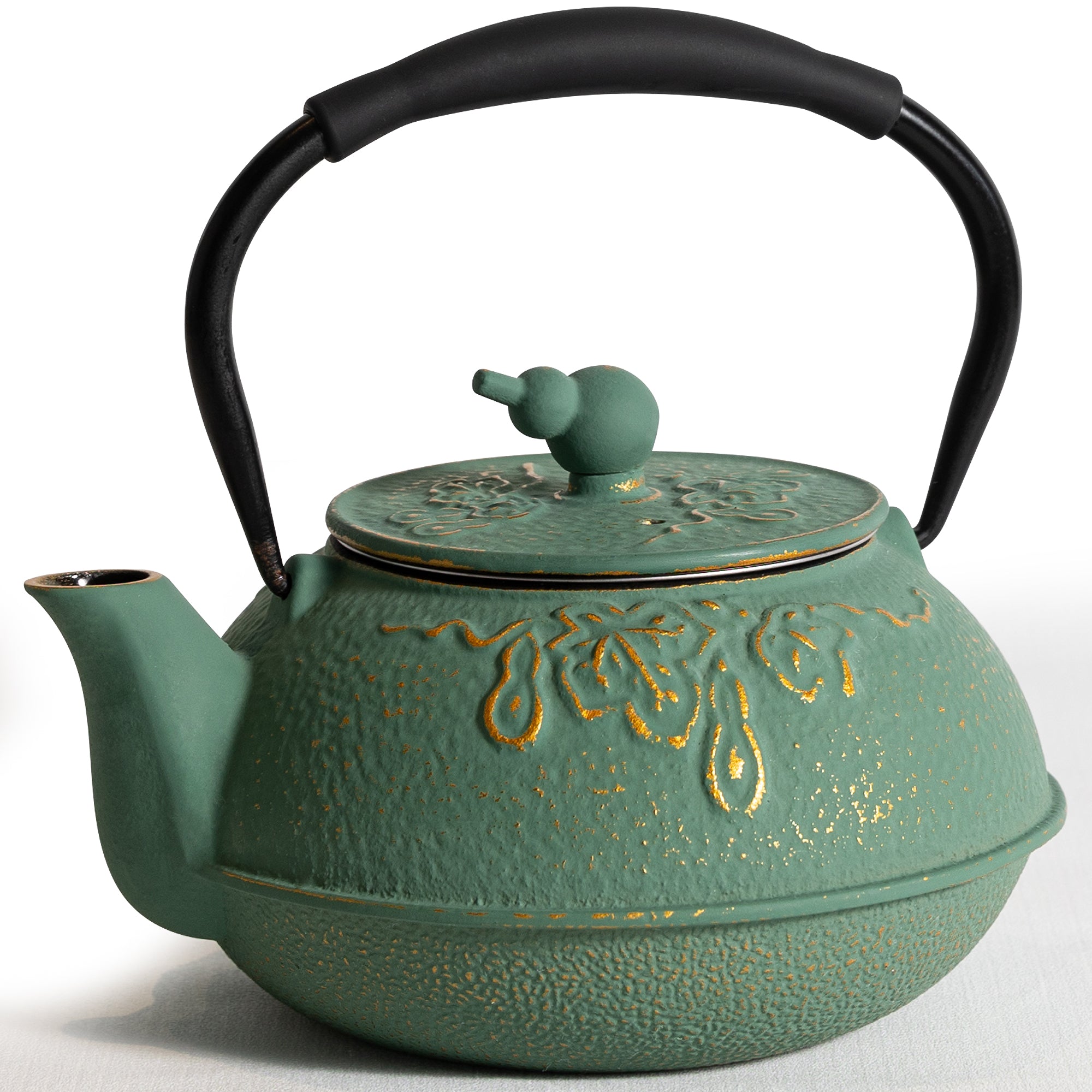 Small Teapot with Gourd Decoration